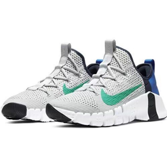 Nike Other - Nike Free MetCon 3 Grey Fog Neptune Green CJ0861-043 Men's 10 Crossfit N…